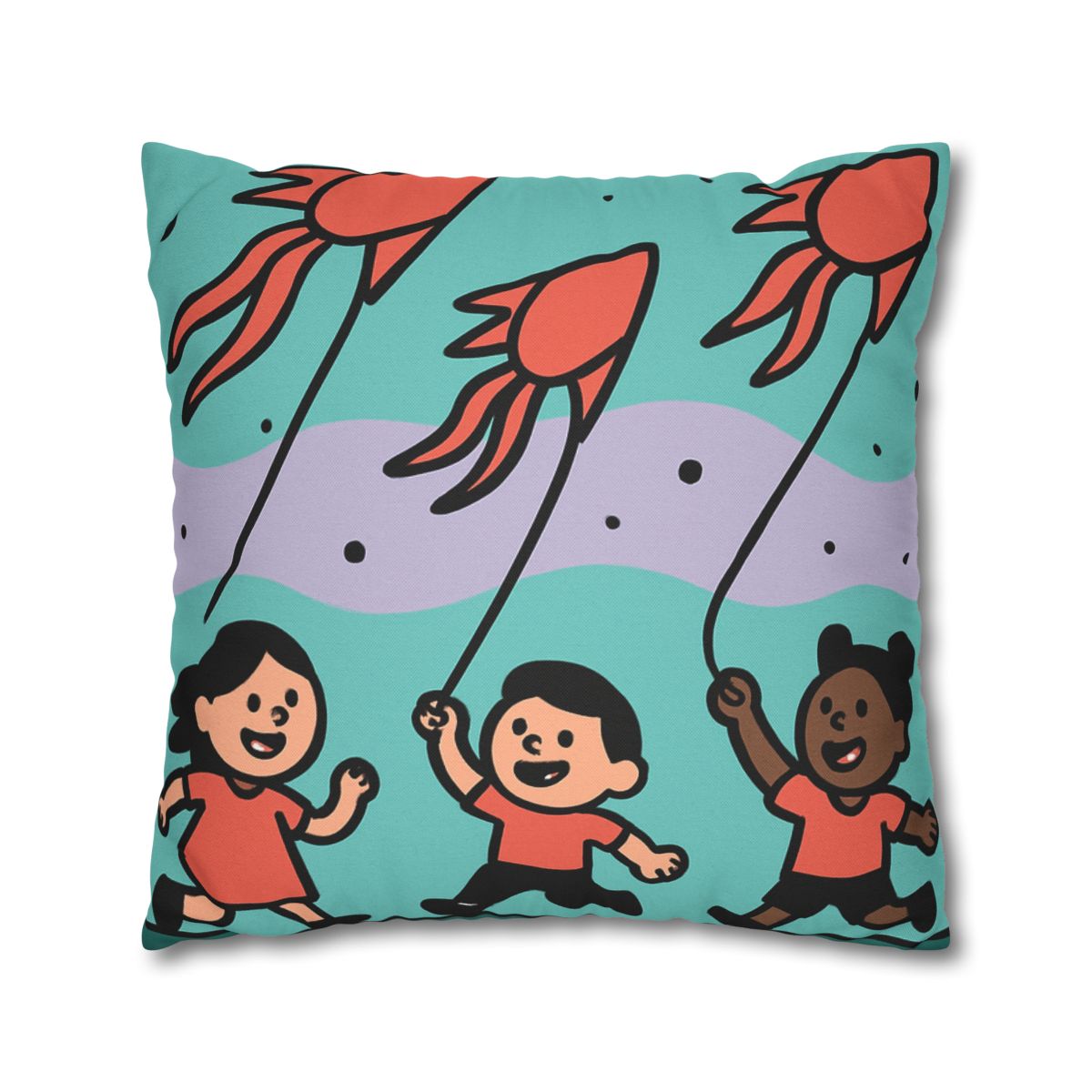 Nebula Kite Race unique gift pillow cases