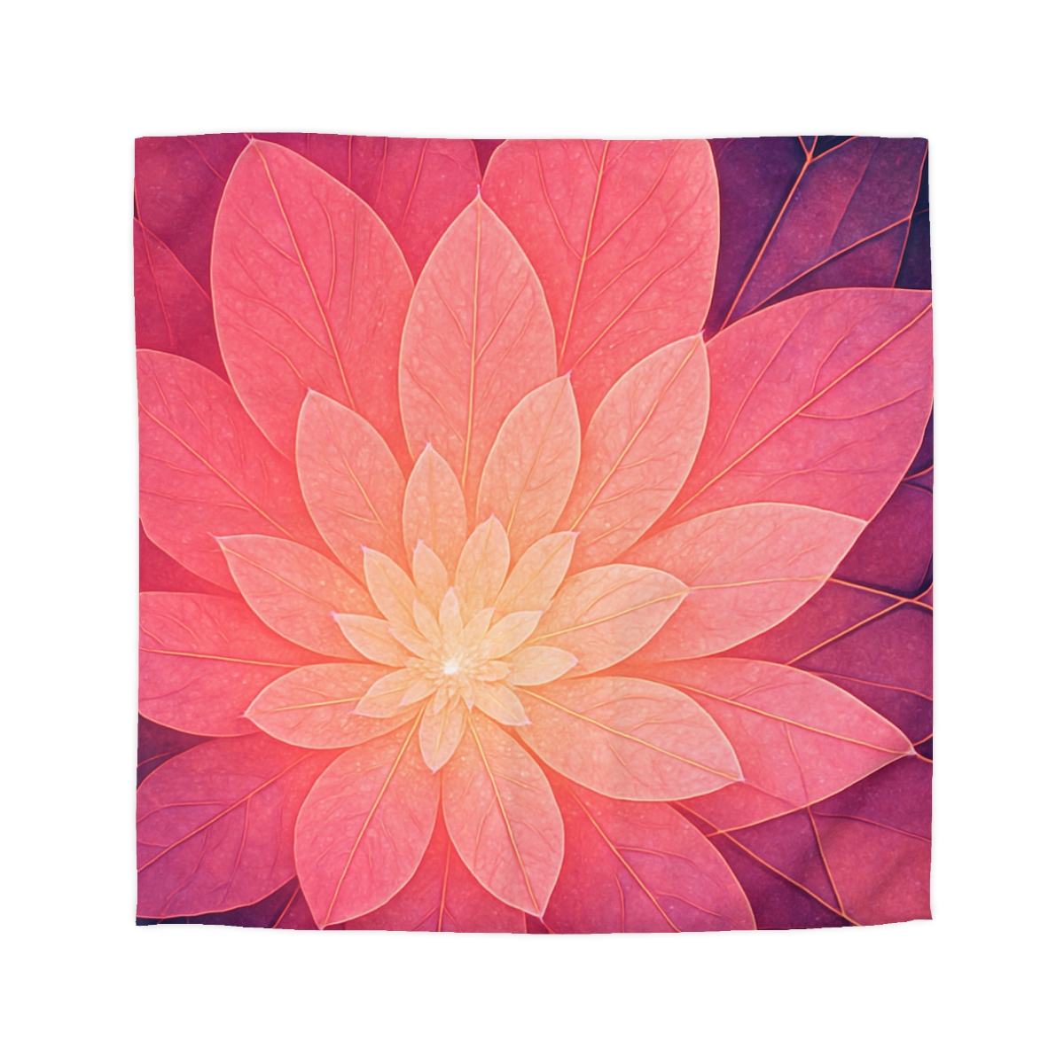 Petal Prism Overlap custom duvets