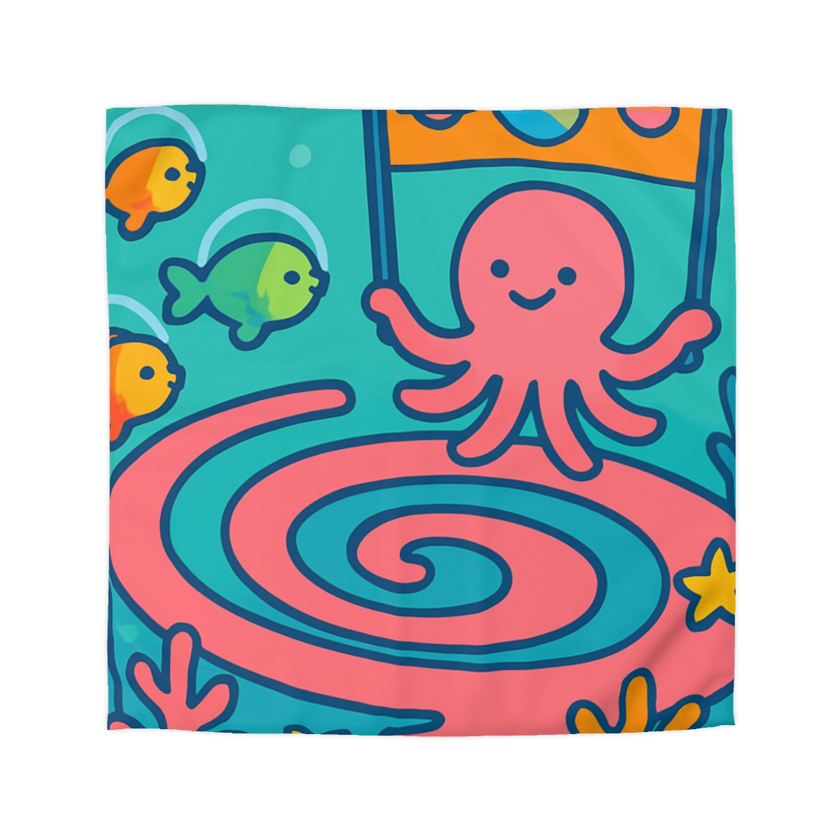 Rainbow Reef Planet Parade warm winter duvets