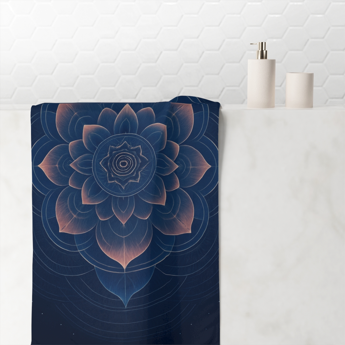 Petal Halo Interference unique gift towels
