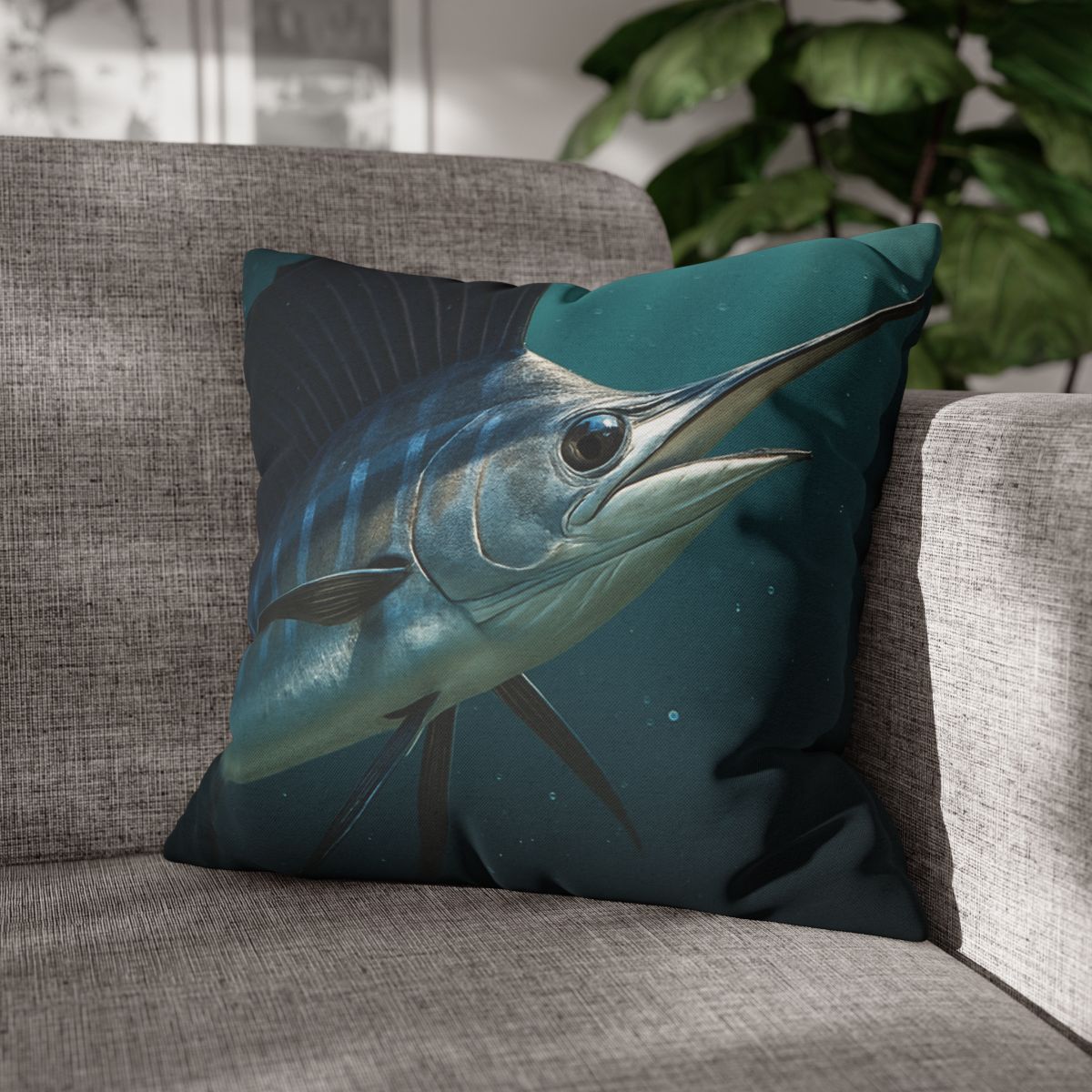 Nebula Flash Sailfish designer print pillow cases