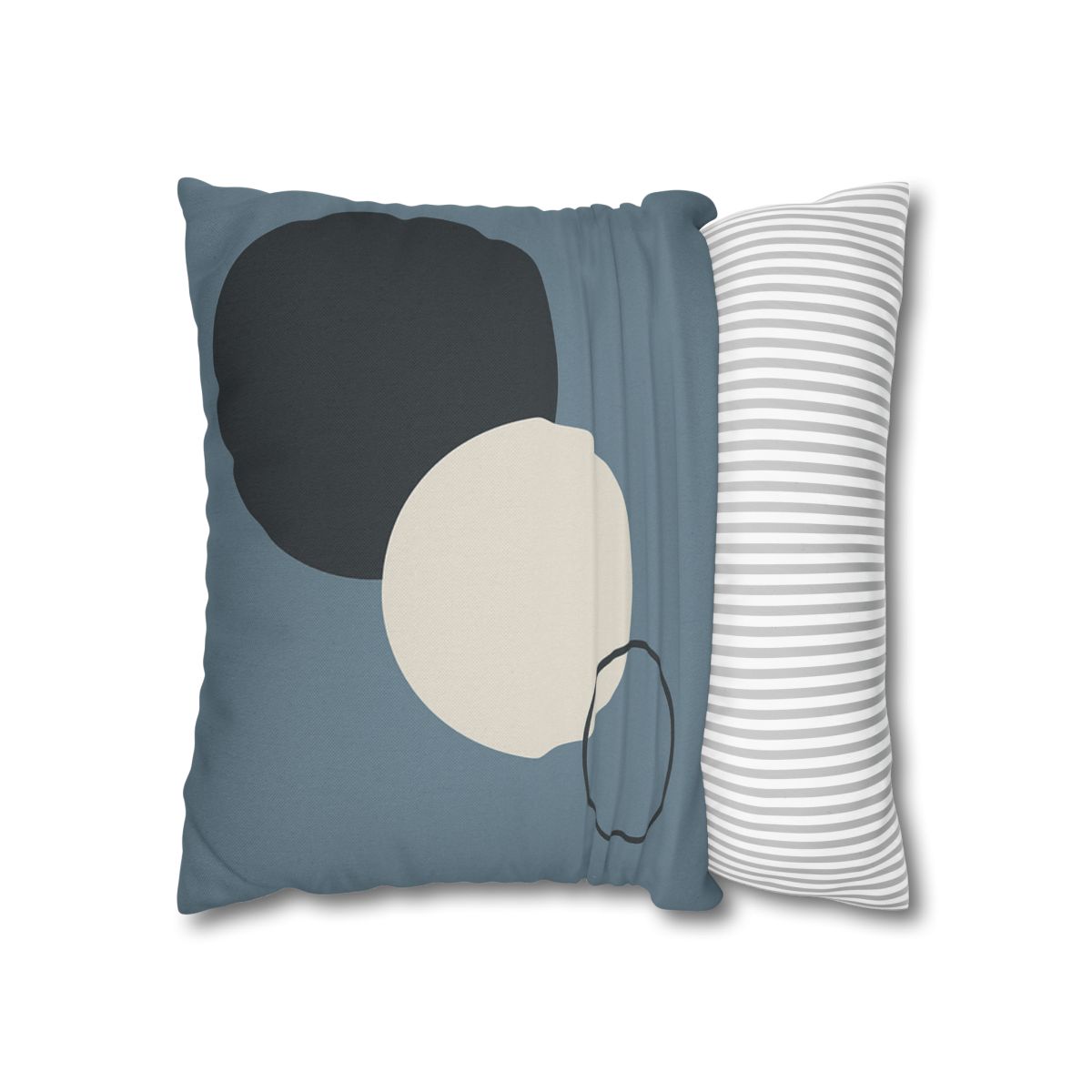 Staggered Circle Trio soft cotton pillow cases