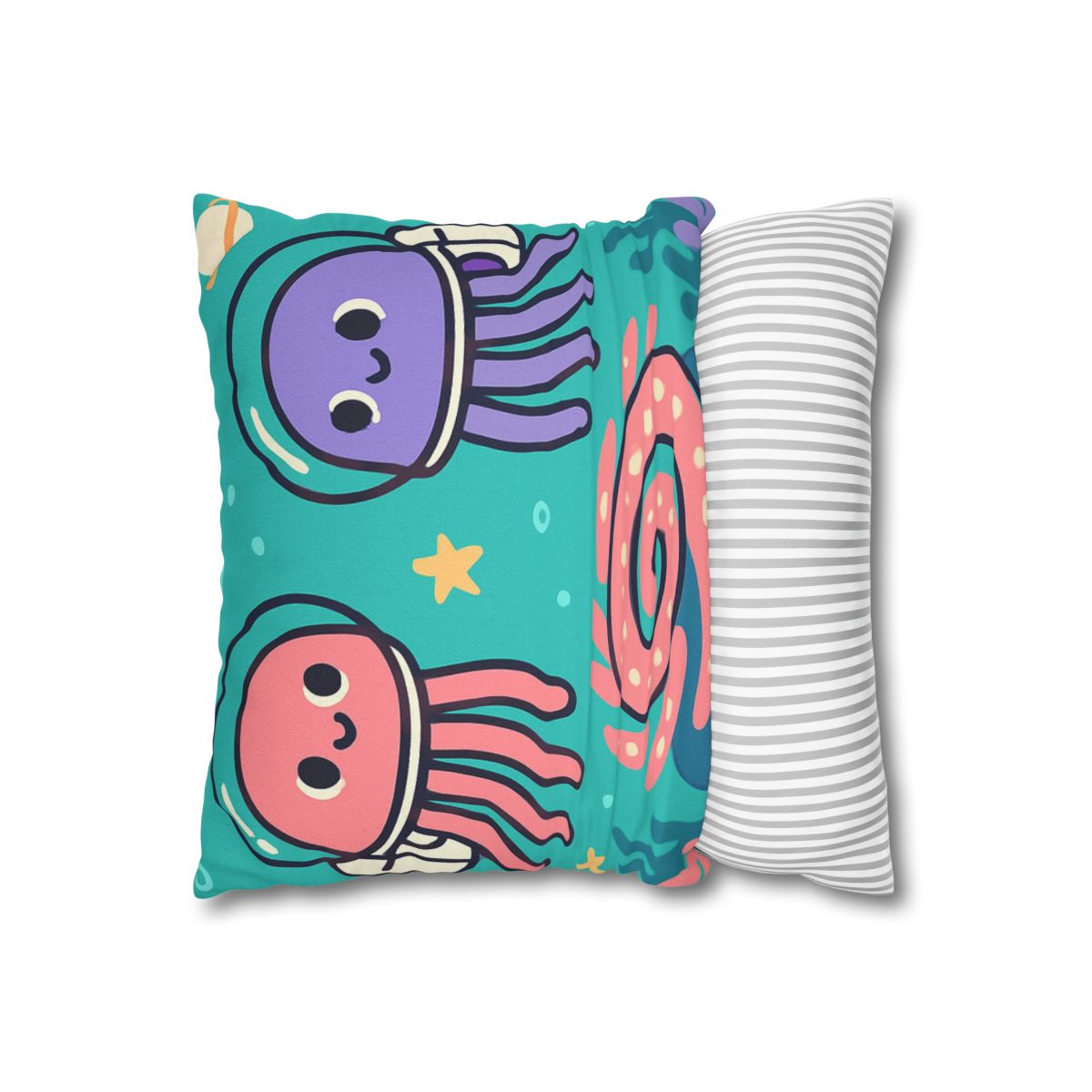 Jellyfish Astronauts In The Coral Nebula comfortable bedding pillow covers