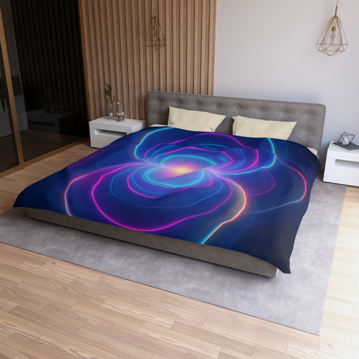 Prismatic Lensing Bloom duvets for gifts