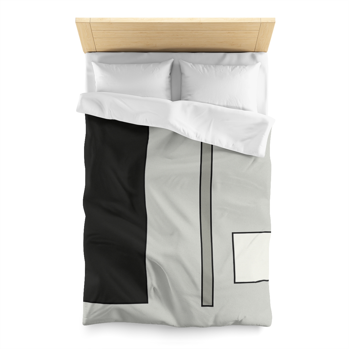 Offset Rectangle Composition custom duvets