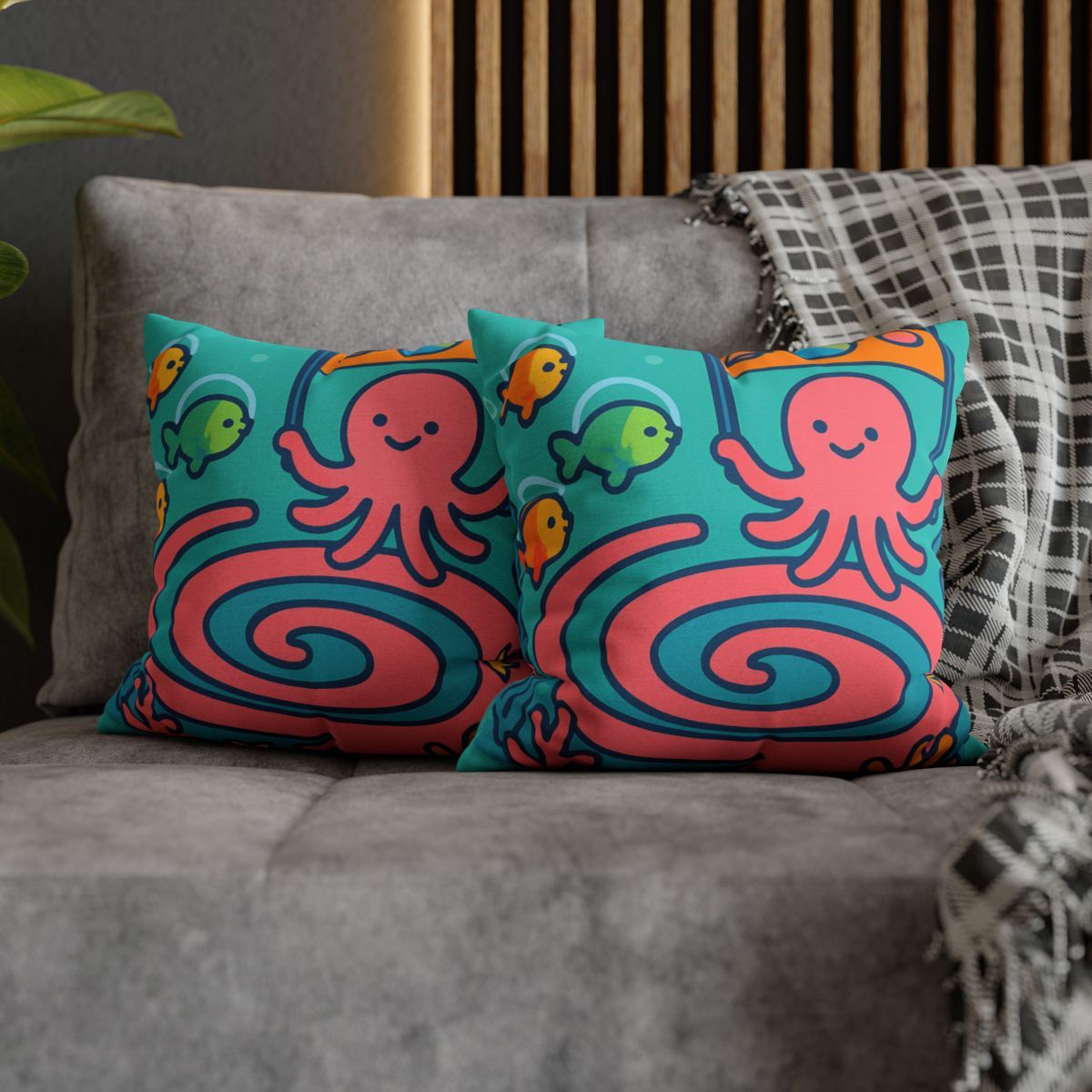 Rainbow Reef Planet Parade comfortable bedding pillow covers