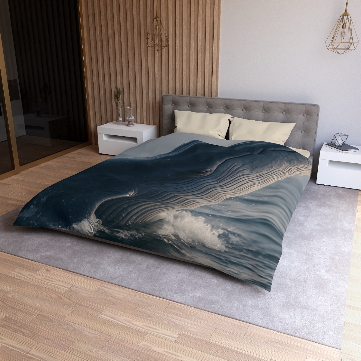 Ocean Song Blue Whale warm winter duvets