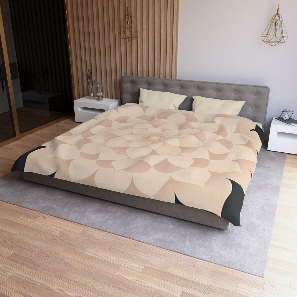 Petal Orbit Mandala personalized bedding duvets