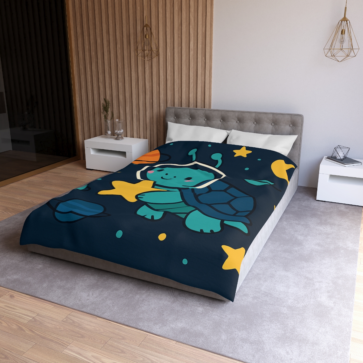 Starlight Space Turtle trendy bedroom duvets