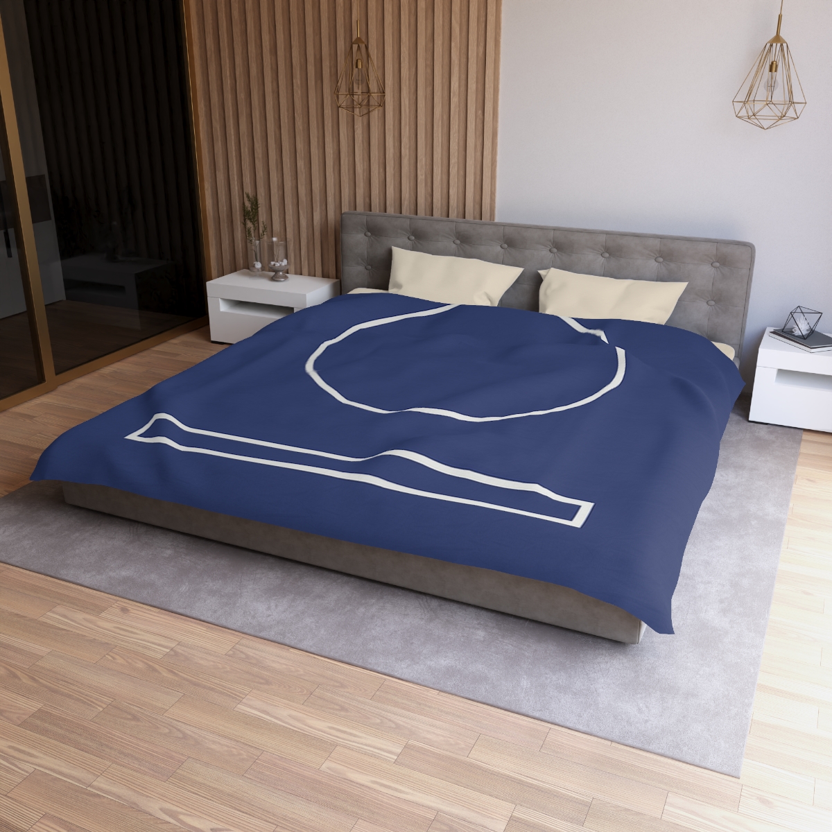 Orbit Ring With Split Rectangle personalized bedding duvets