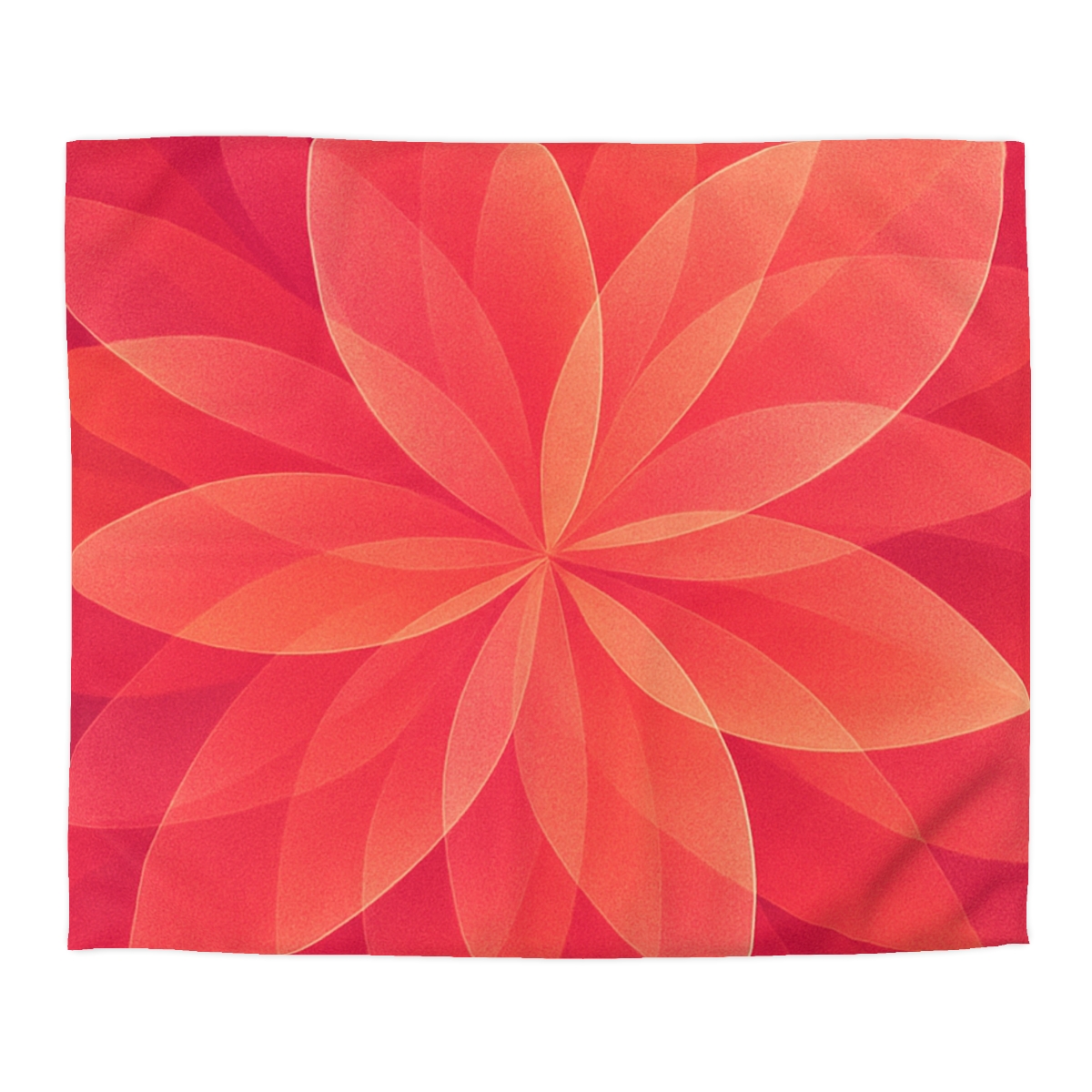 Petal Prism Overlap unique patterned duvets