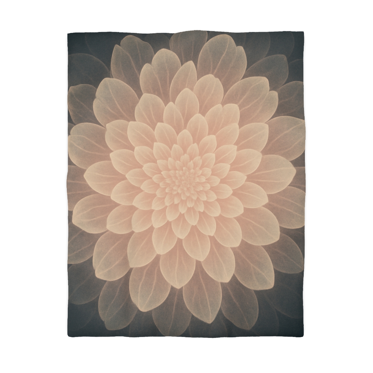 Petal Halo Fractals warm winter duvets