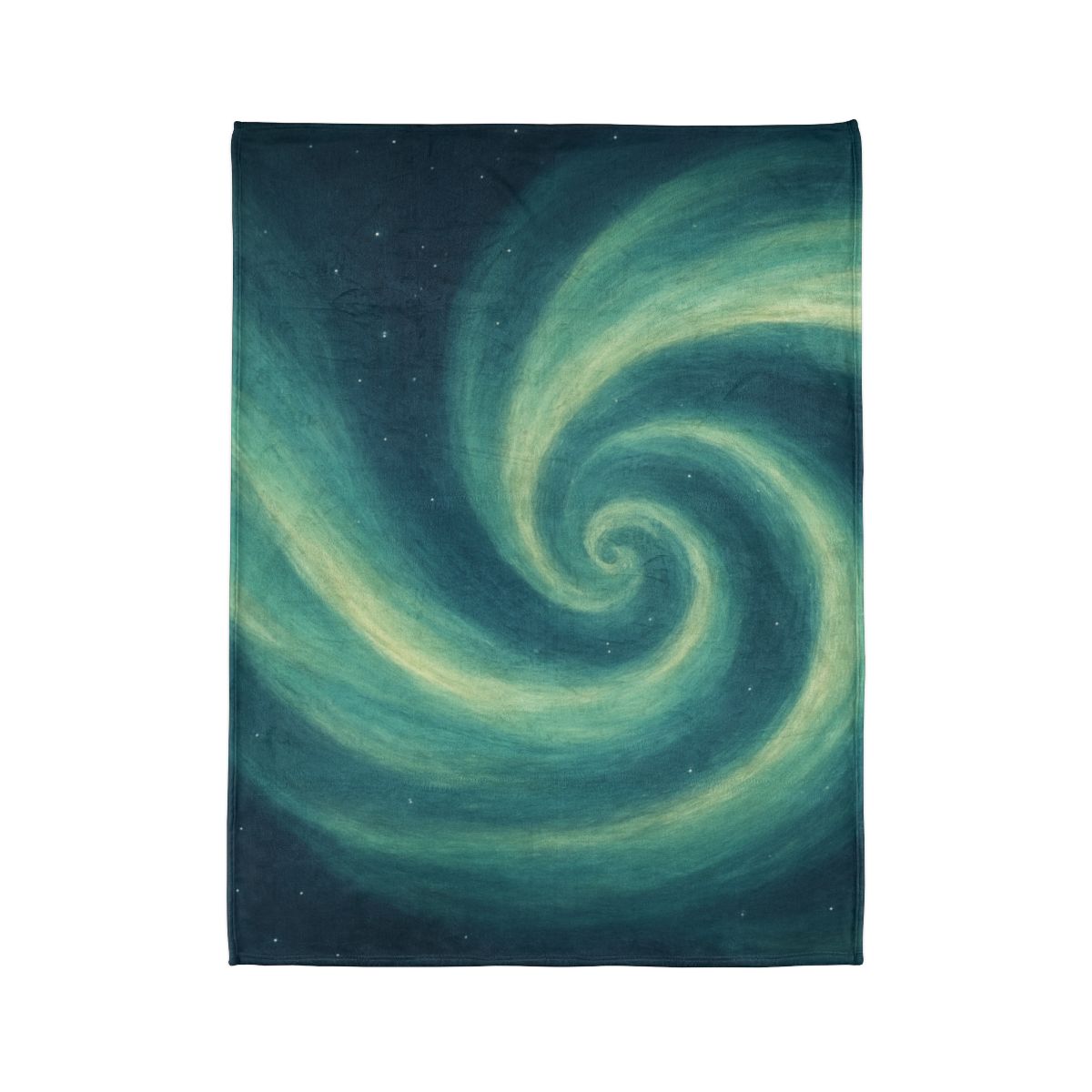 Aurora Spiral Veil soft fleece blankets