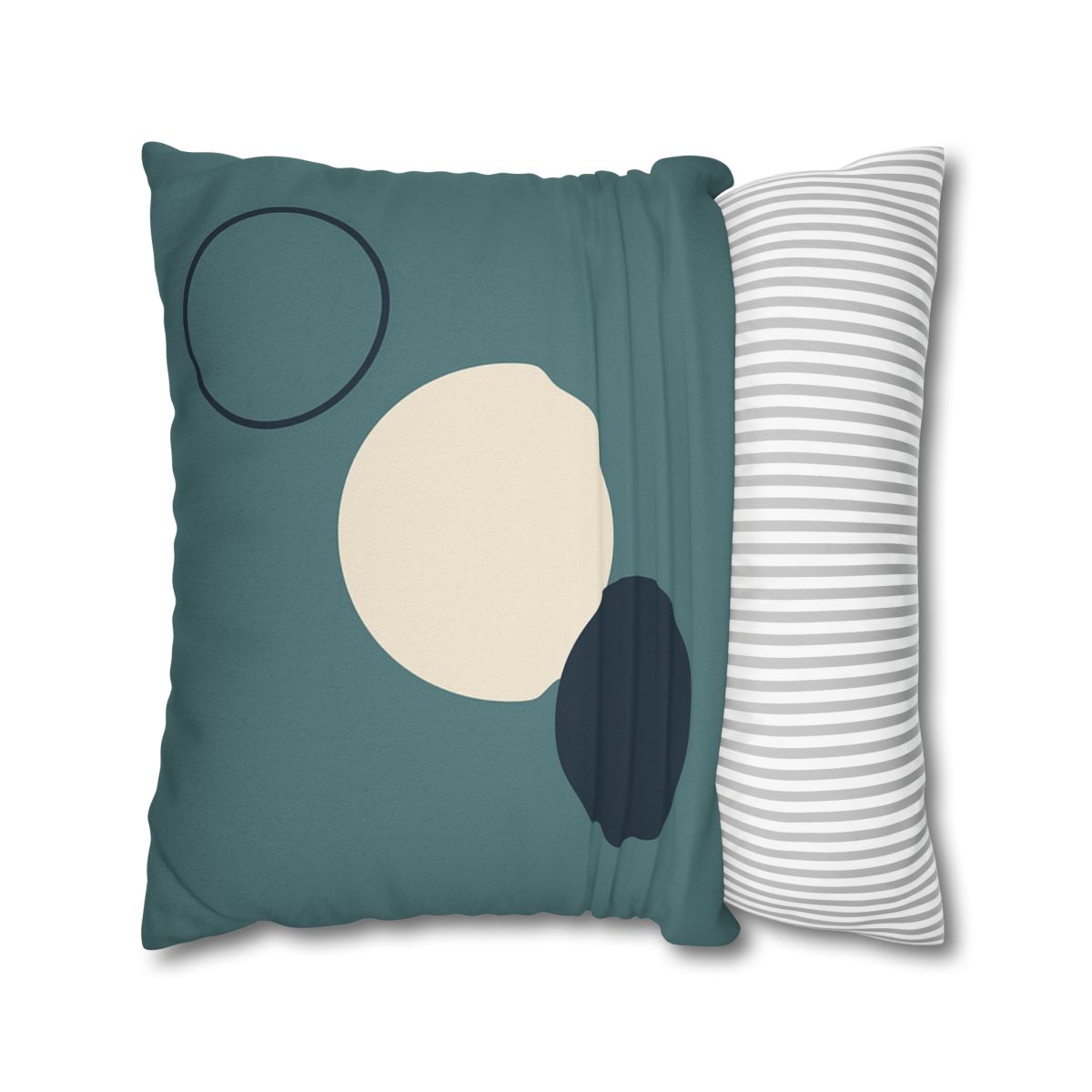 Staggered Trio Of Circles Harmony stylish decorative pillowcases