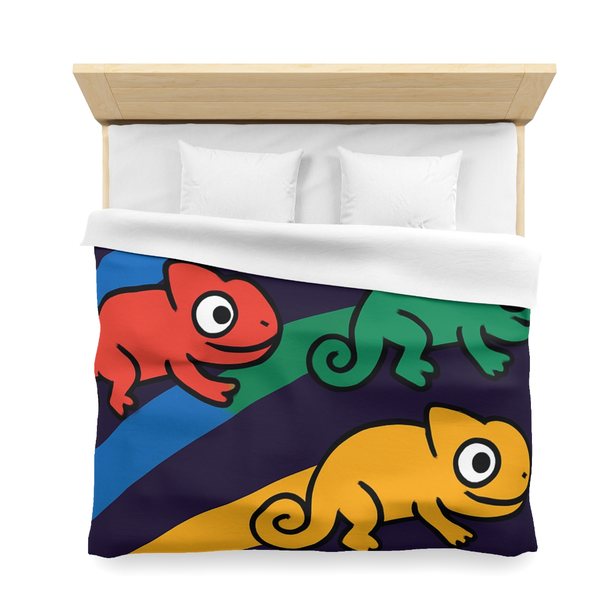 Comet Chameleons Color Changing Race stylish duvet covers