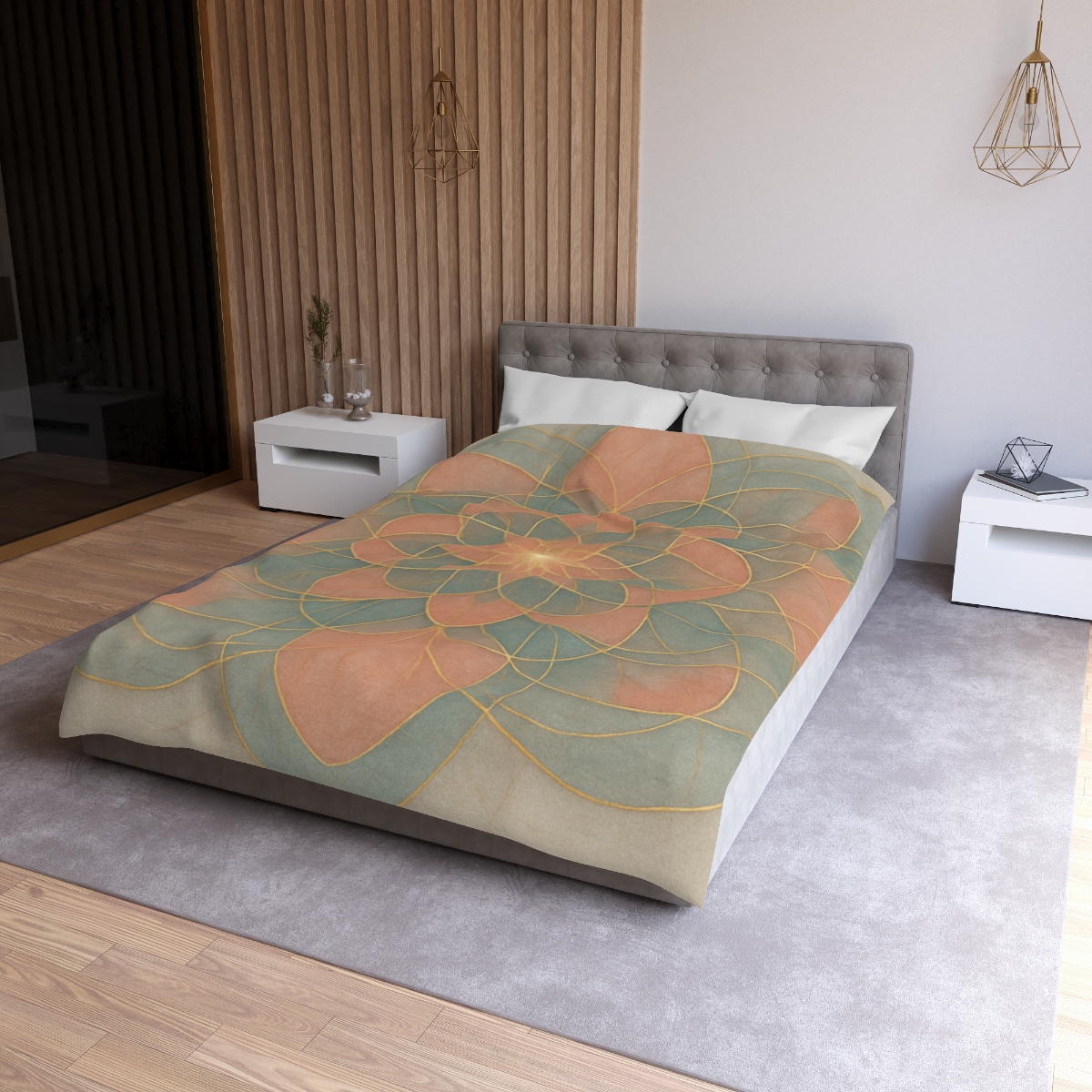 Petal Orbit Lattice trendy bedroom duvets