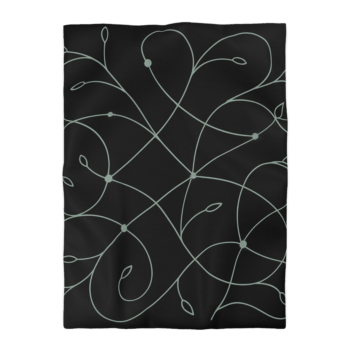 Vine Lattice Constellation Map designer printed duvets