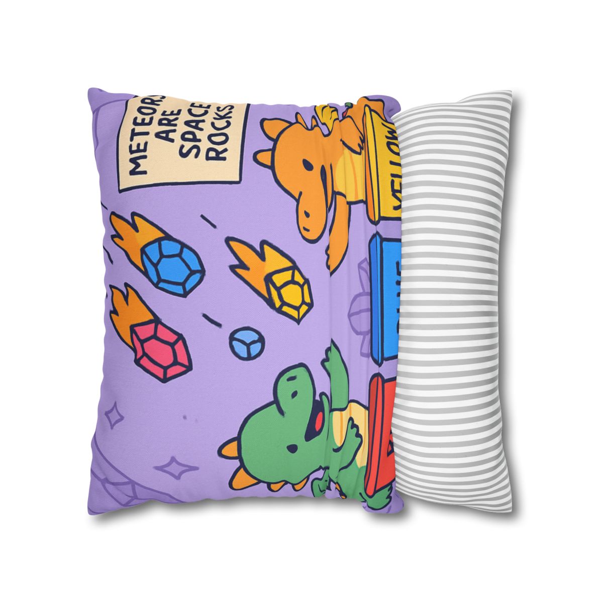 Crystal Cave Dragons Sorting Gem Meteors trendy patterned pillow cases