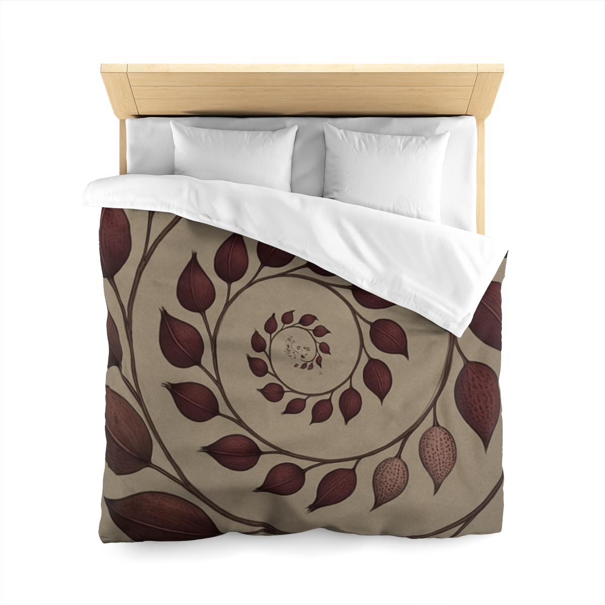 Spiral Seed Pod Array personalized bedding duvets