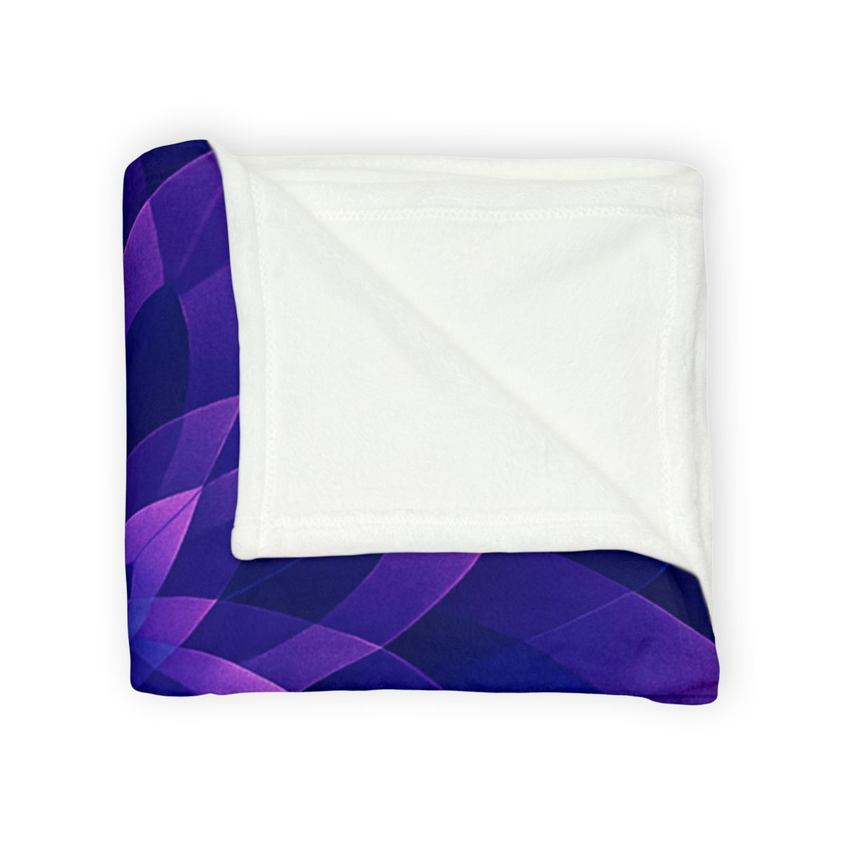 Petal Prism Overlap stylish throw blankets