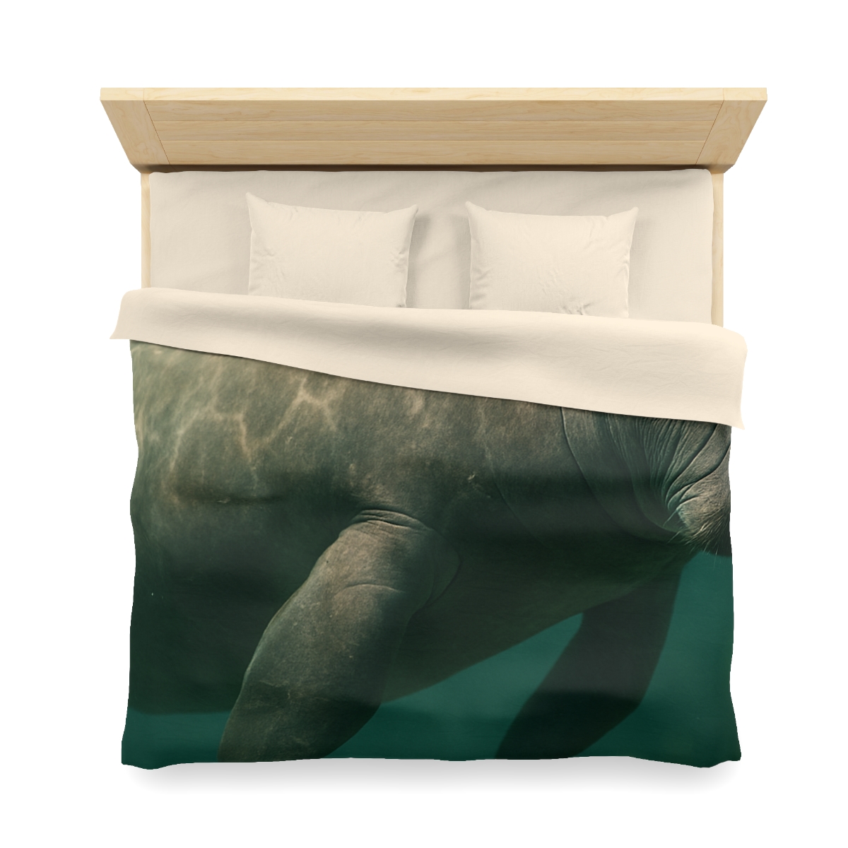 Quiet Drift West Indian Manatee custom duvets