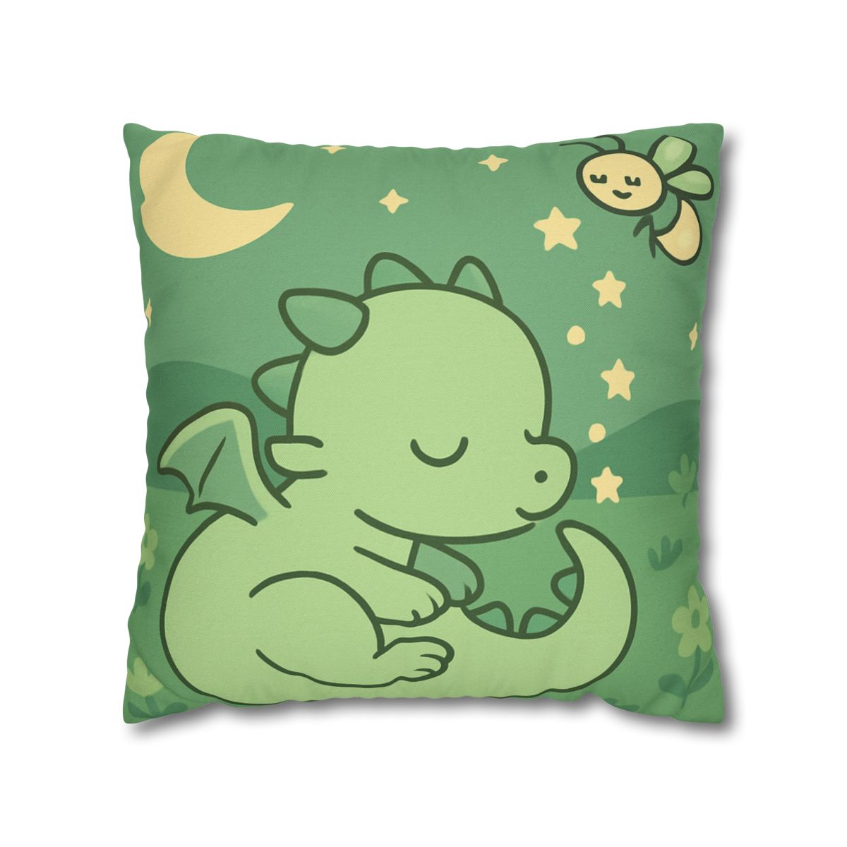 Moonlight Meadow Dragon comfortable bedding pillow covers
