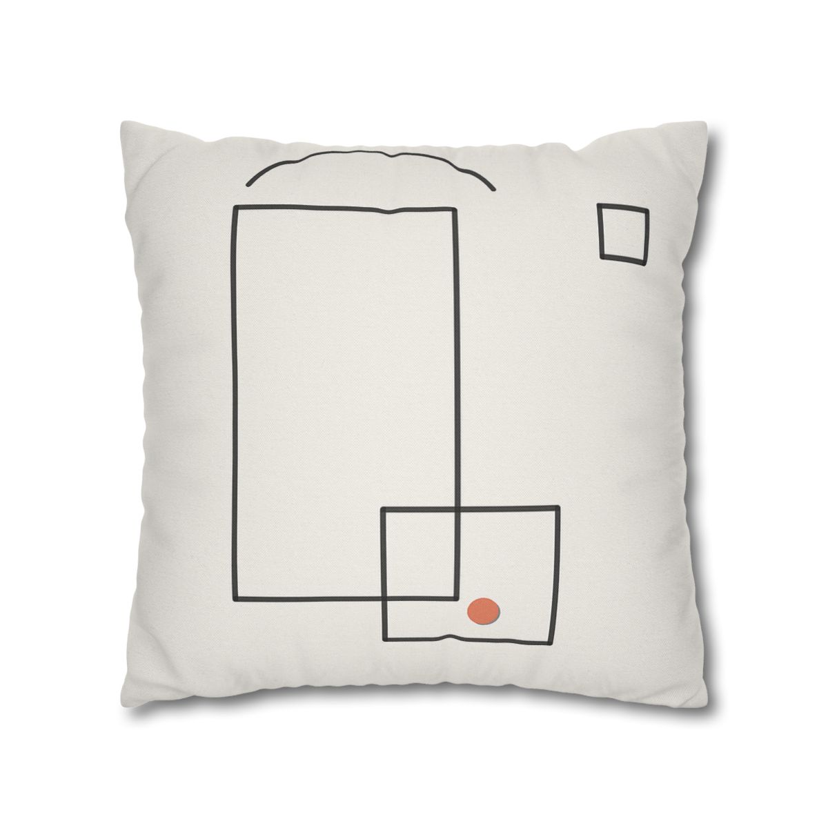 Offset Frame And Quiet Arc comfortable bedding pillow covers