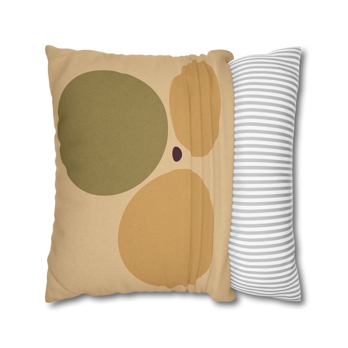 Clustered Three Circles With Quiet Gap trendy patterned pillow cases
