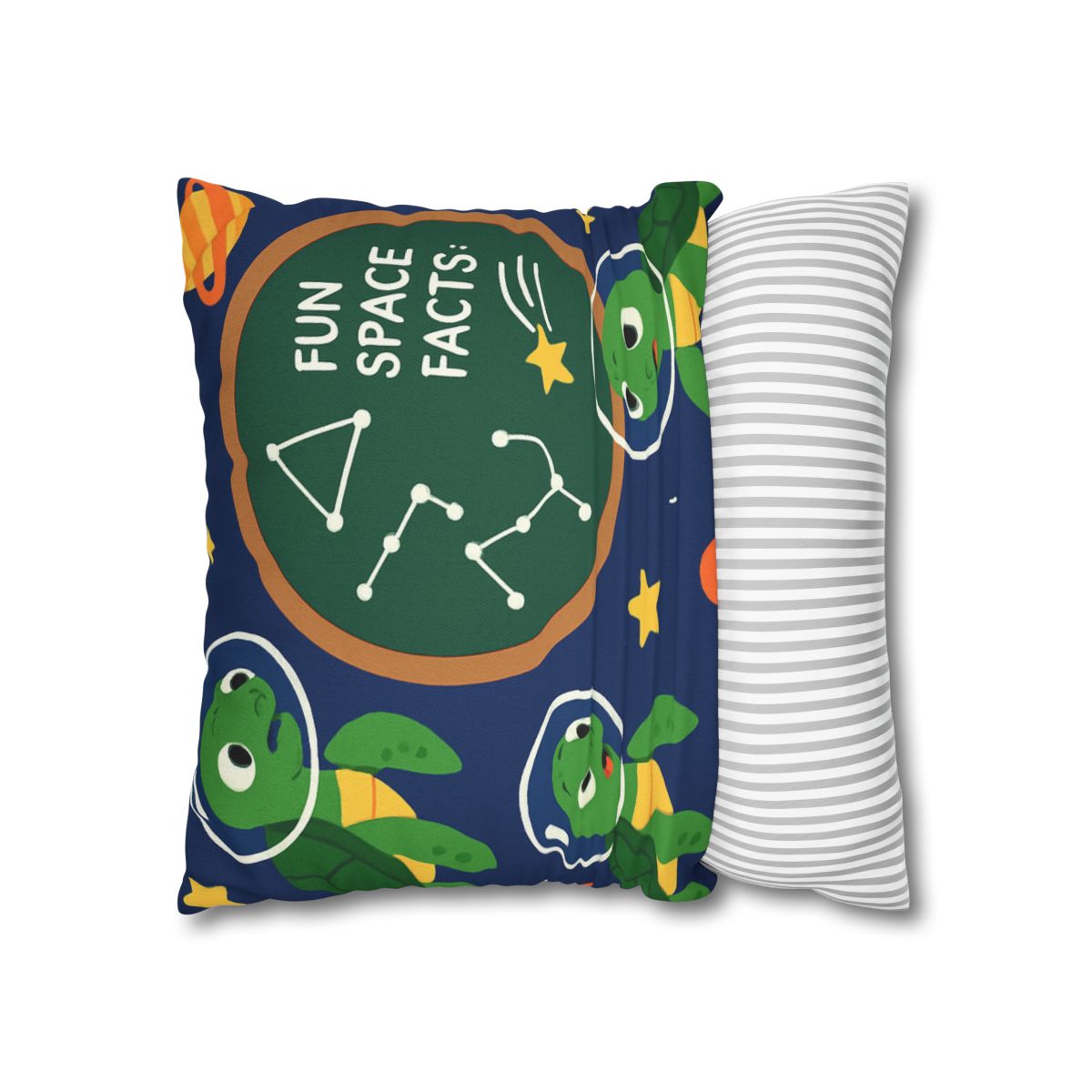 Space School Of Curious Sea Turtles custom pillow cases
