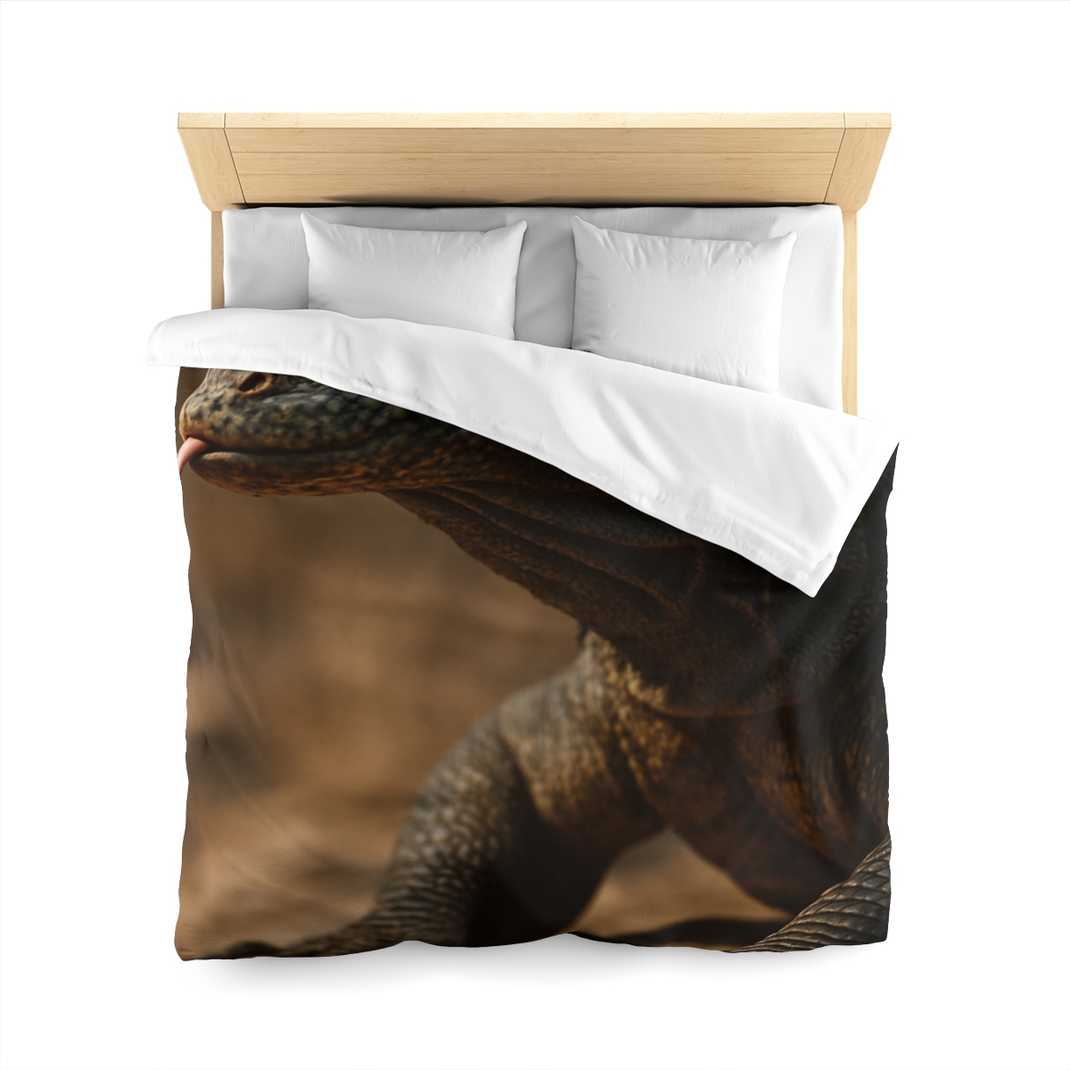 Ancient Sentinel Komodo Dragon personalized bedding duvets