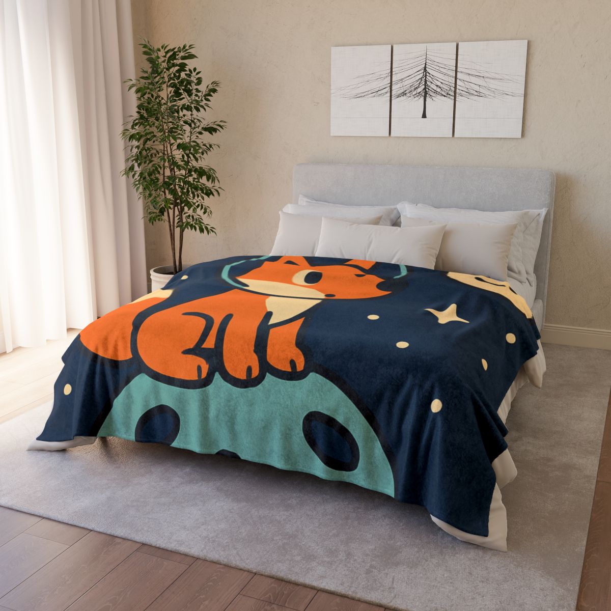 Starlight Explorer Fox warm winter blankets