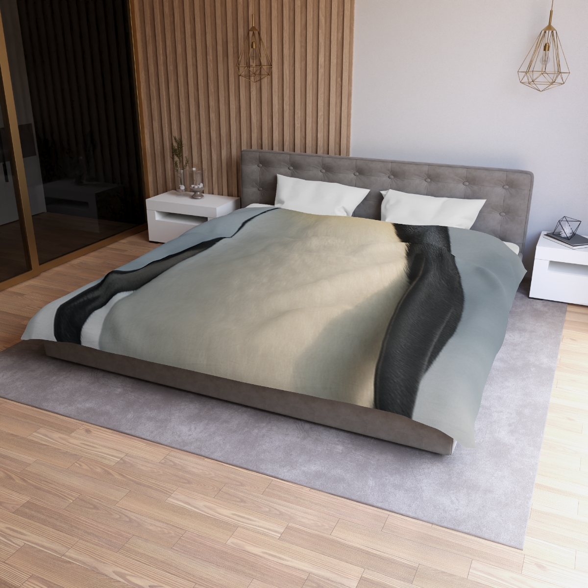 Frost Line Emperor Penguin stylish duvet covers