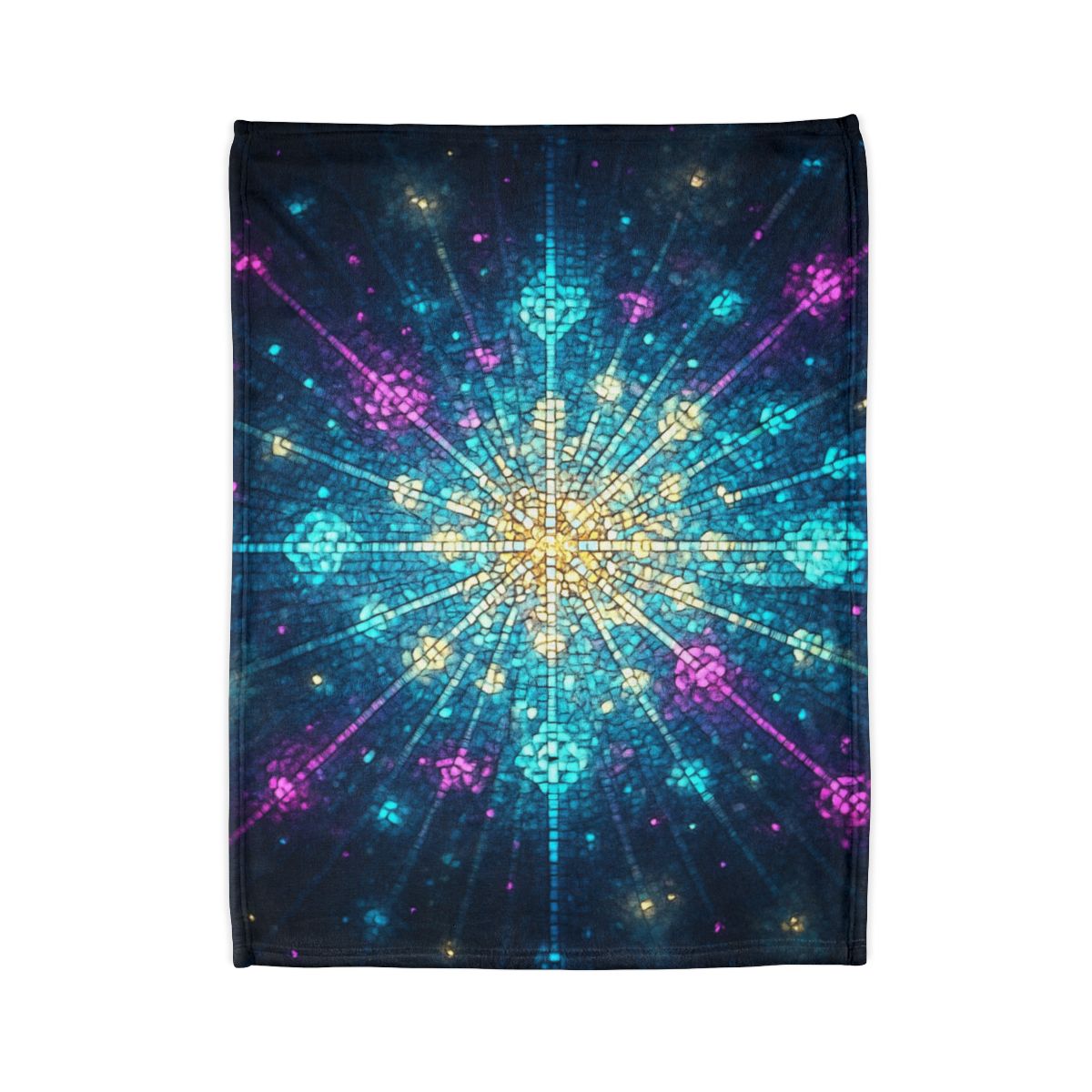 Photon Burst Mosaic trendy patterned blankets
