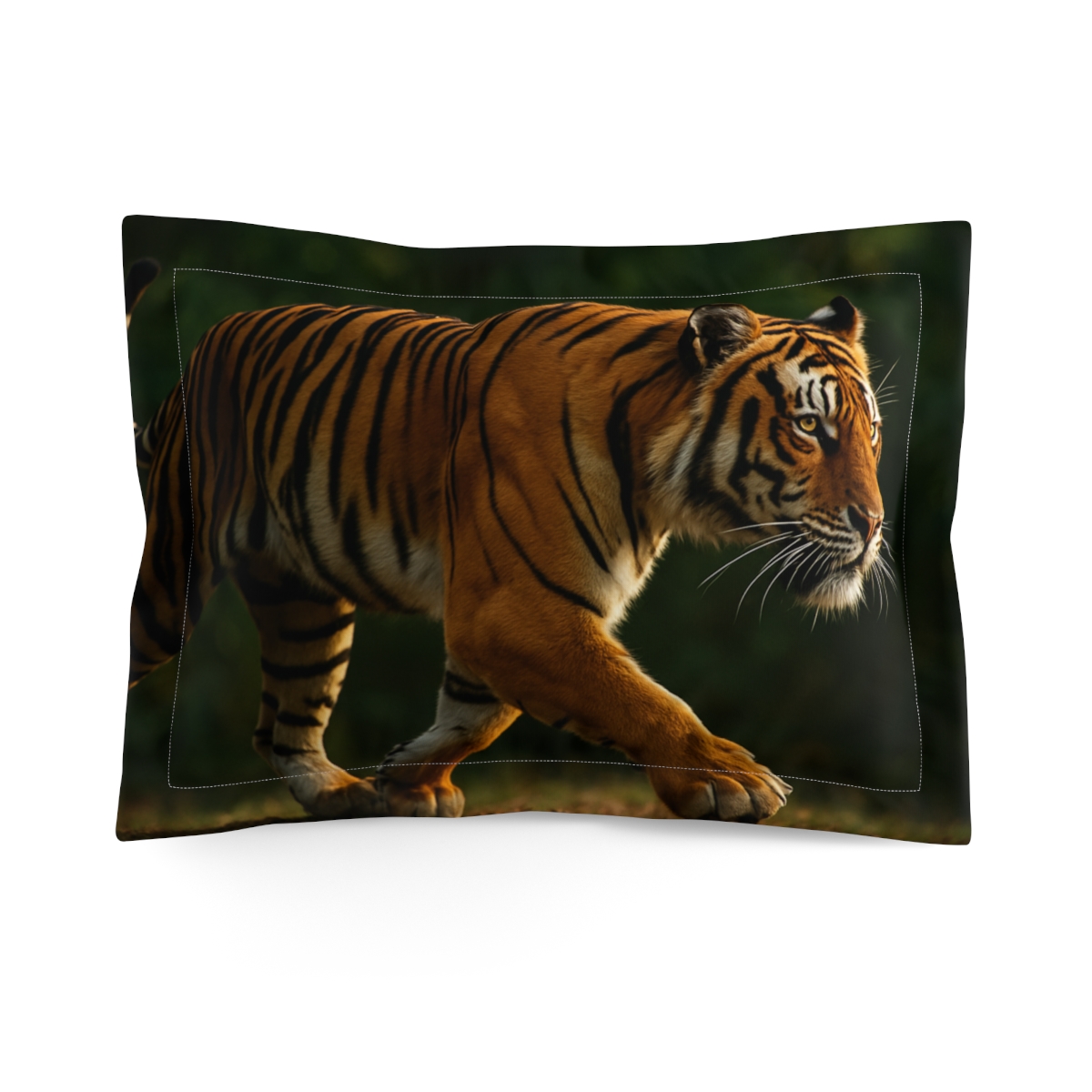 Forest Stalker Bengal Tiger comfortable bed pillows