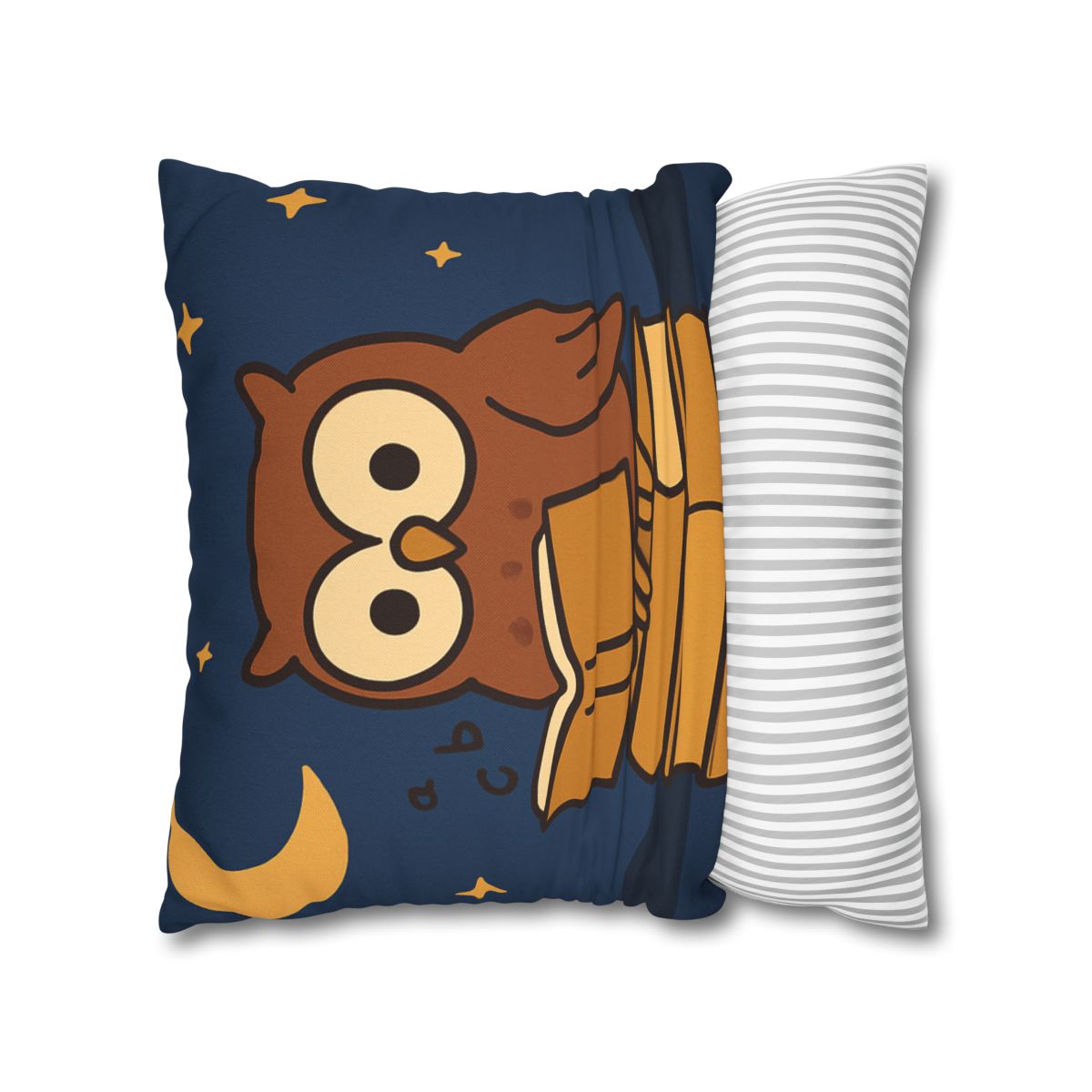 Moonlight Owl Library soft cotton pillow cases