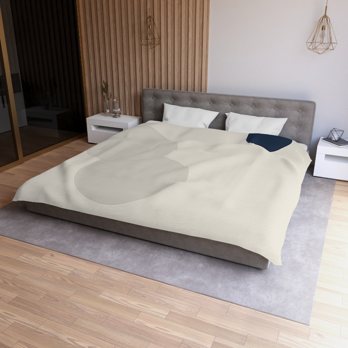 Quiet Orbit Of Three Circles designer printed duvets