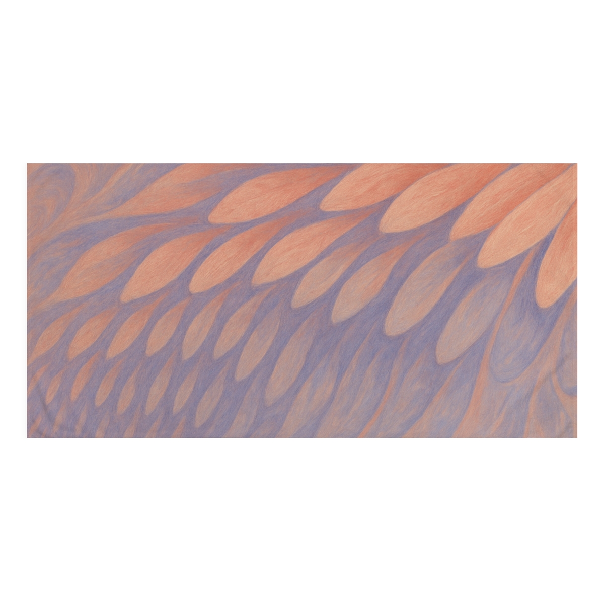 Petal Cascade Rhythm trendy hand towels