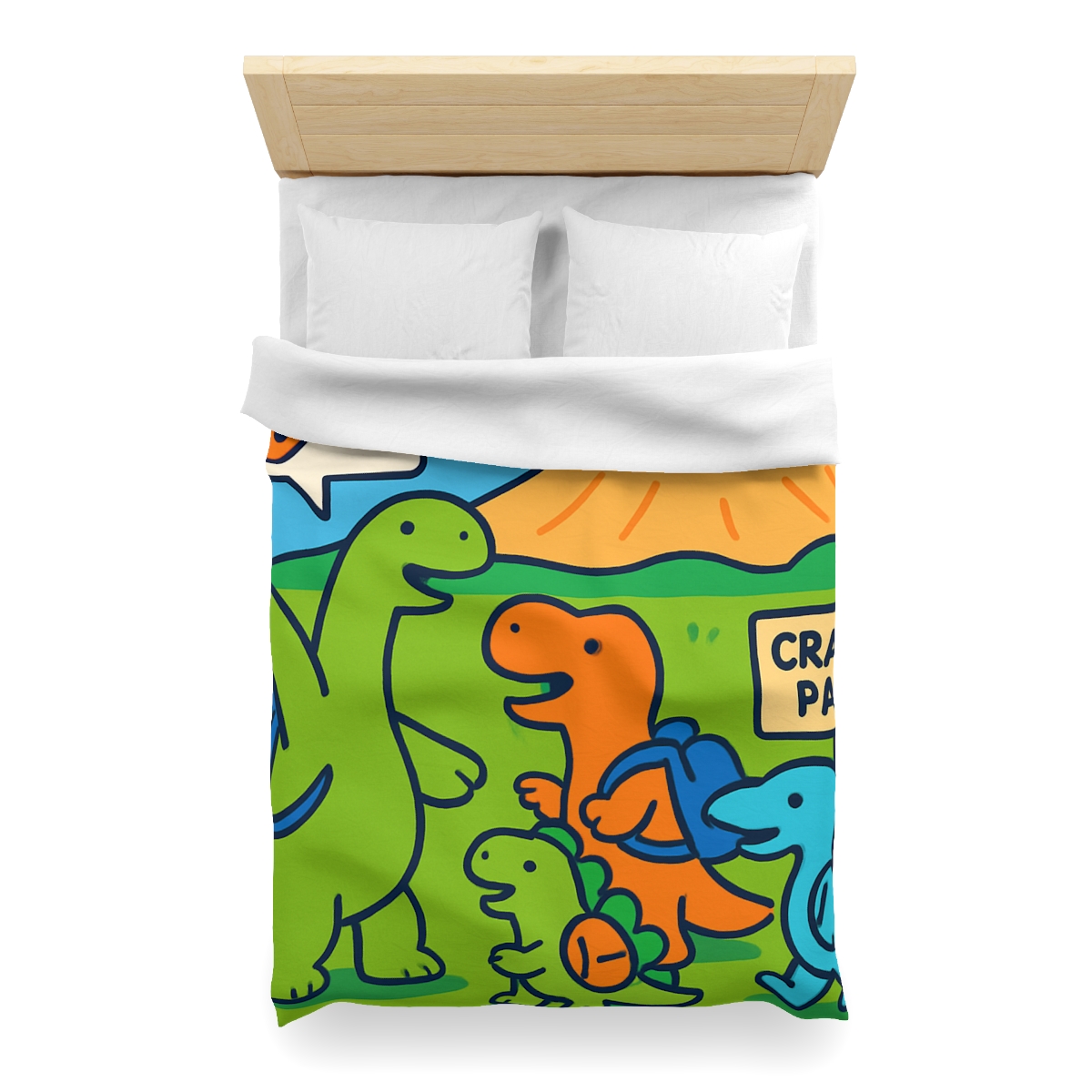 Cosmic Dino Field Trip unique patterned duvets