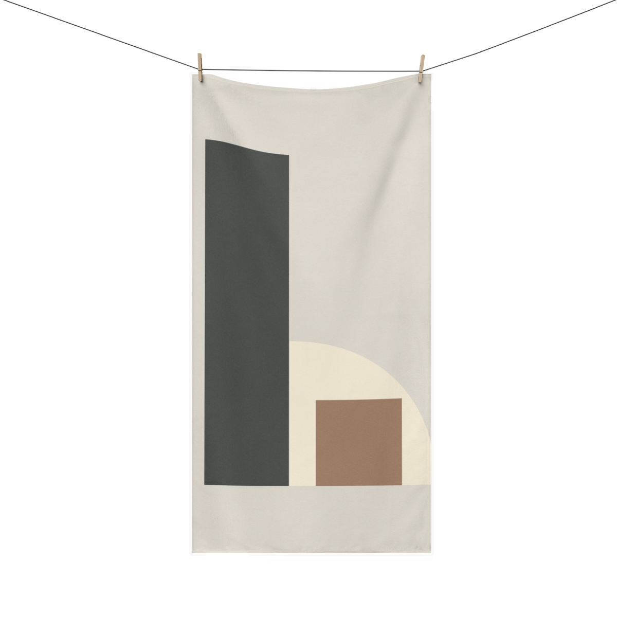 Offset Block And Resting Arc comfortable face towels