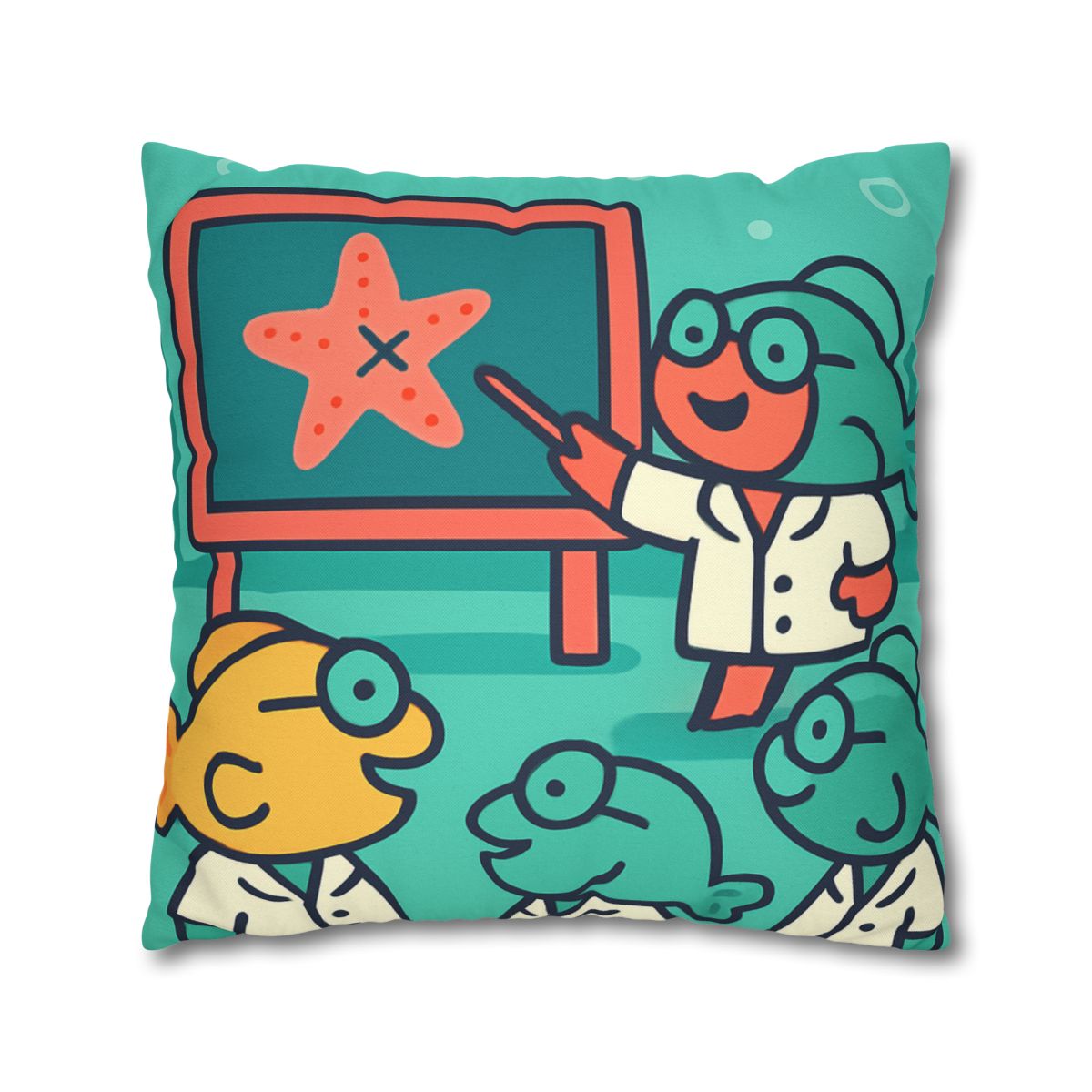 Coral School Of Scientists custom pillow cases