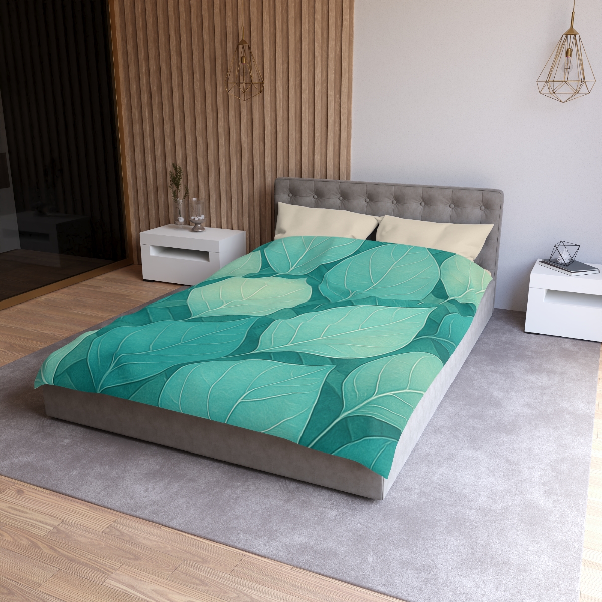 Leaf Vein Prism Weave soft comforter duvets