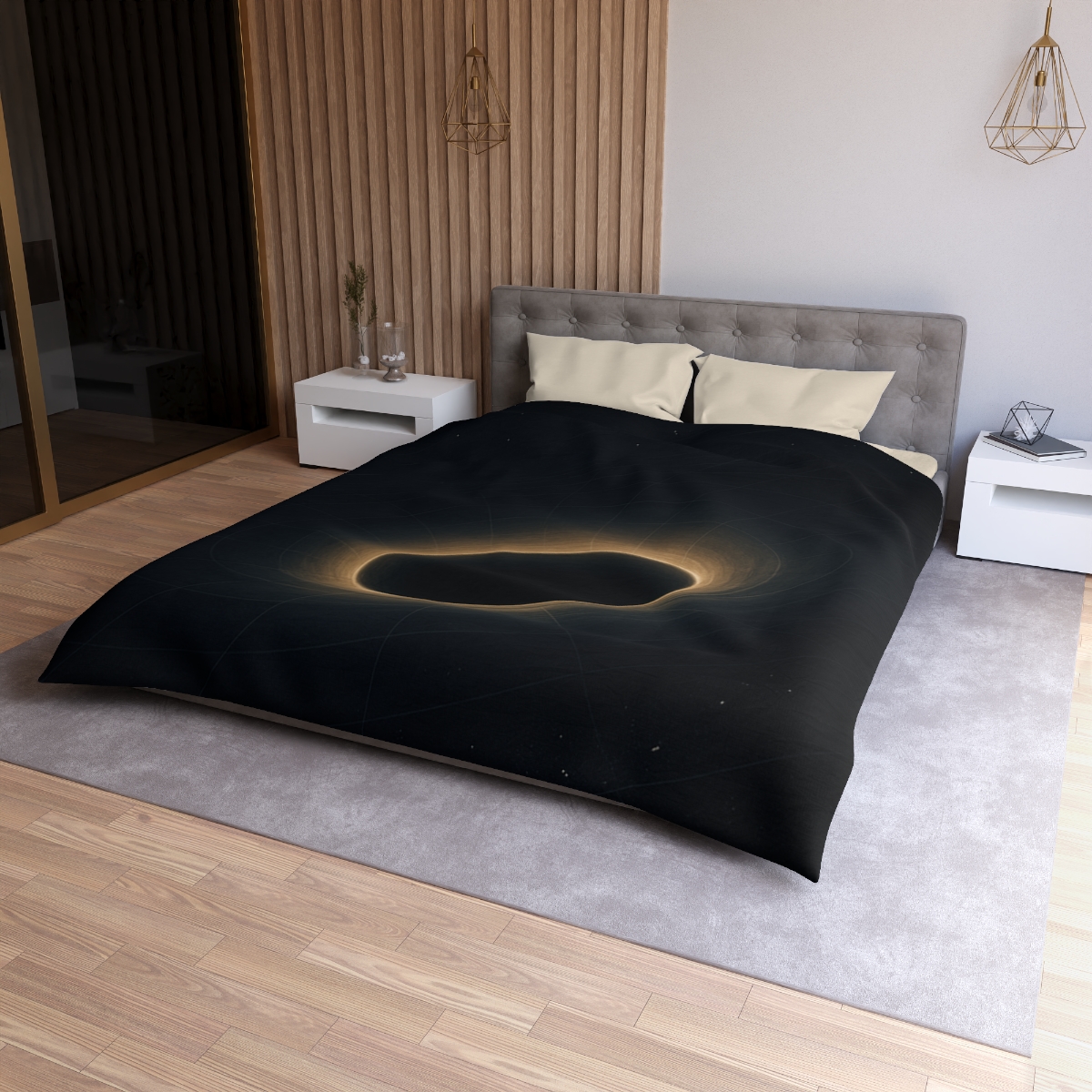 Gravity Well Vortex personalized bedding duvets