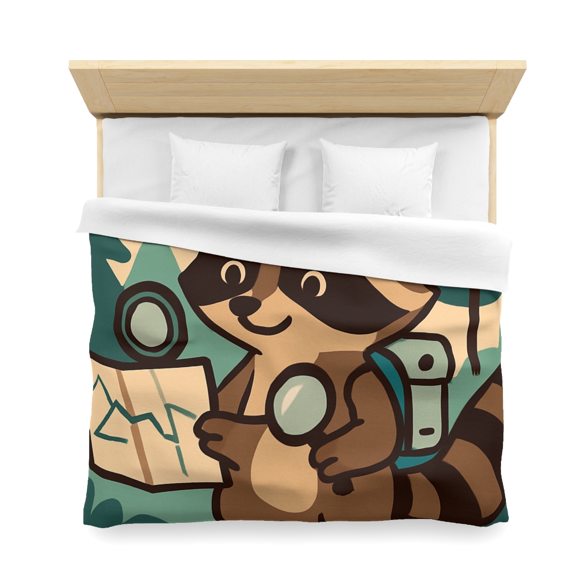 Robot Ranger Raccoon duvets for gifts