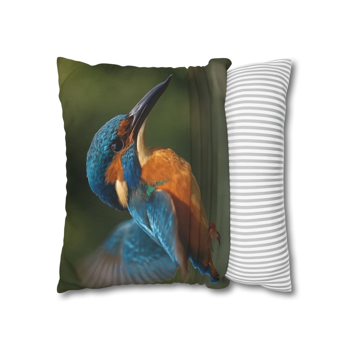 Kingfisher Sapphire Dive unique gift pillow cases