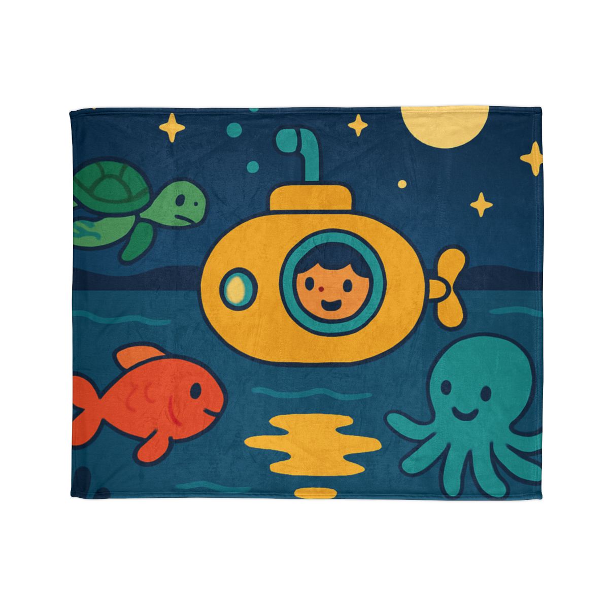 Starry Ocean Explorers trendy patterned blankets