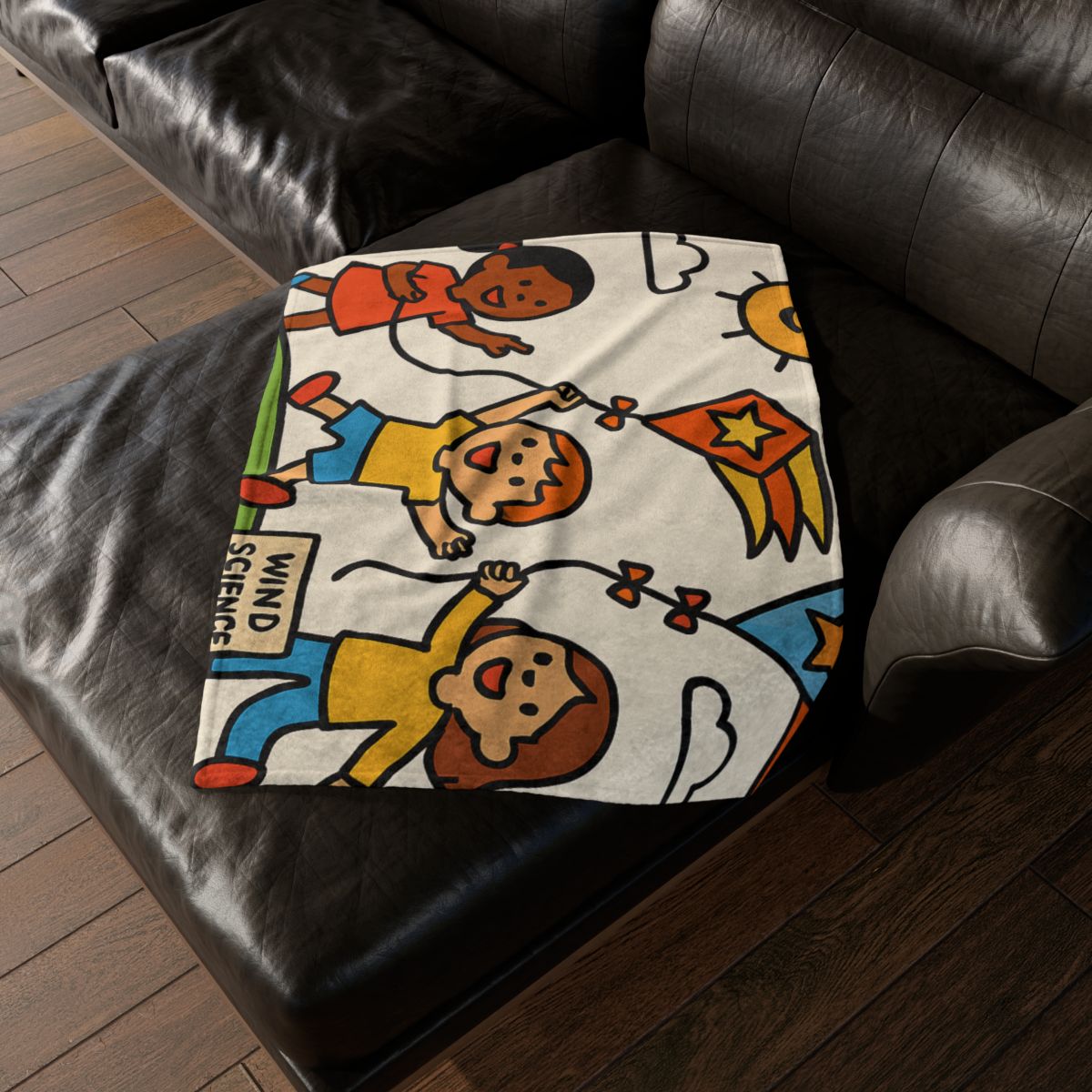 Comet Kite Parade On Cloud Hill decorative home blankets