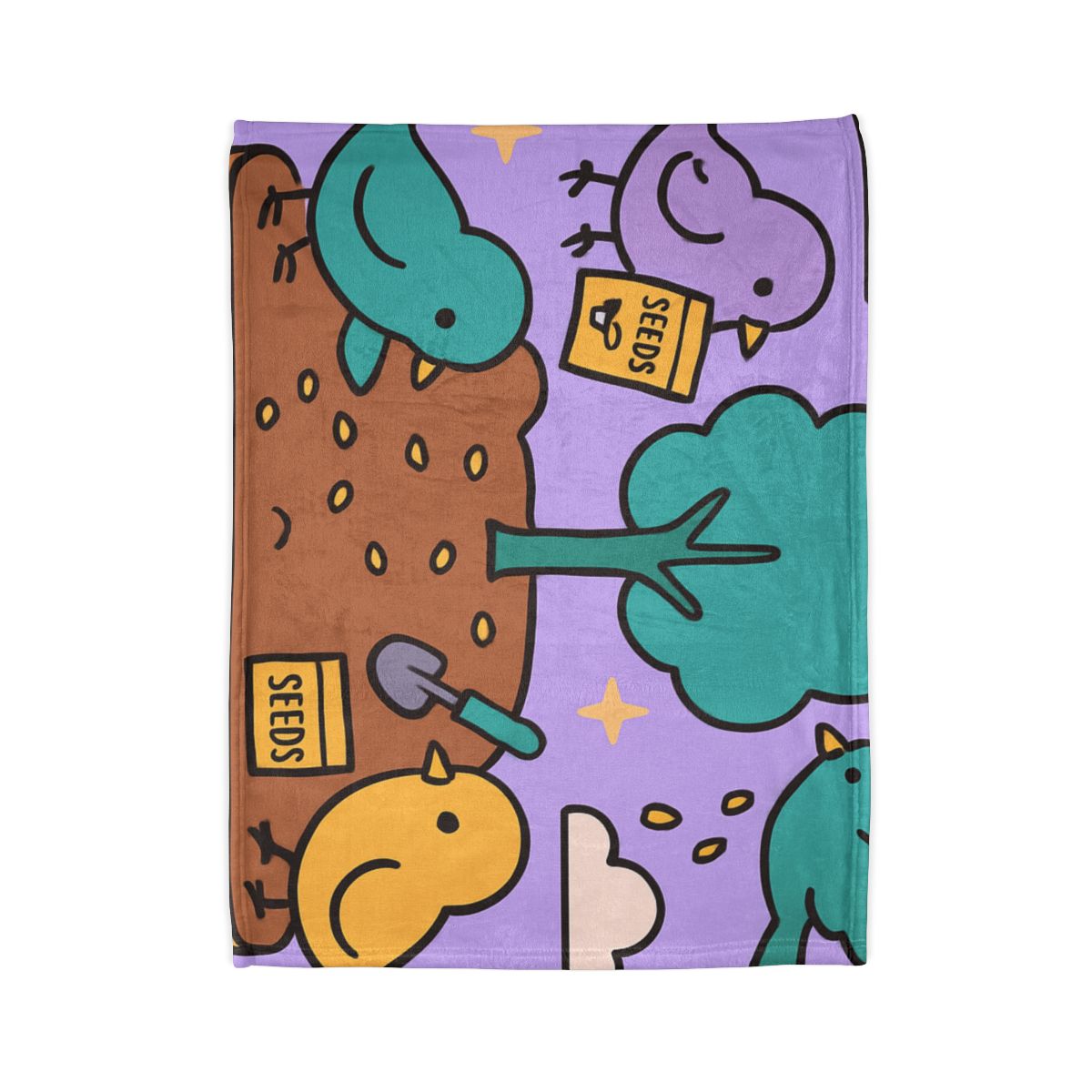 Galaxy Garden Aviary soft fleece blankets