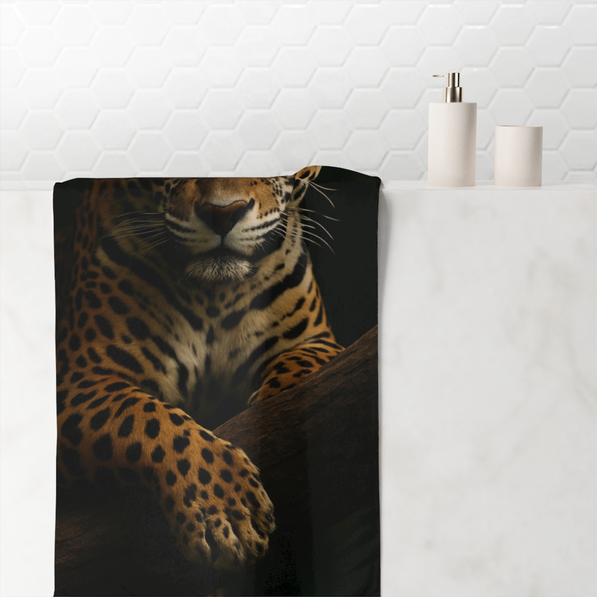 Shadow Veil Jaguar comfortable face towels