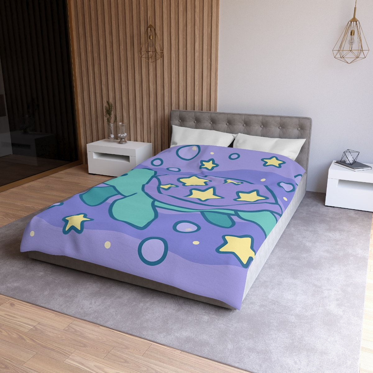 Nebula Ocean Turtle unique patterned duvets