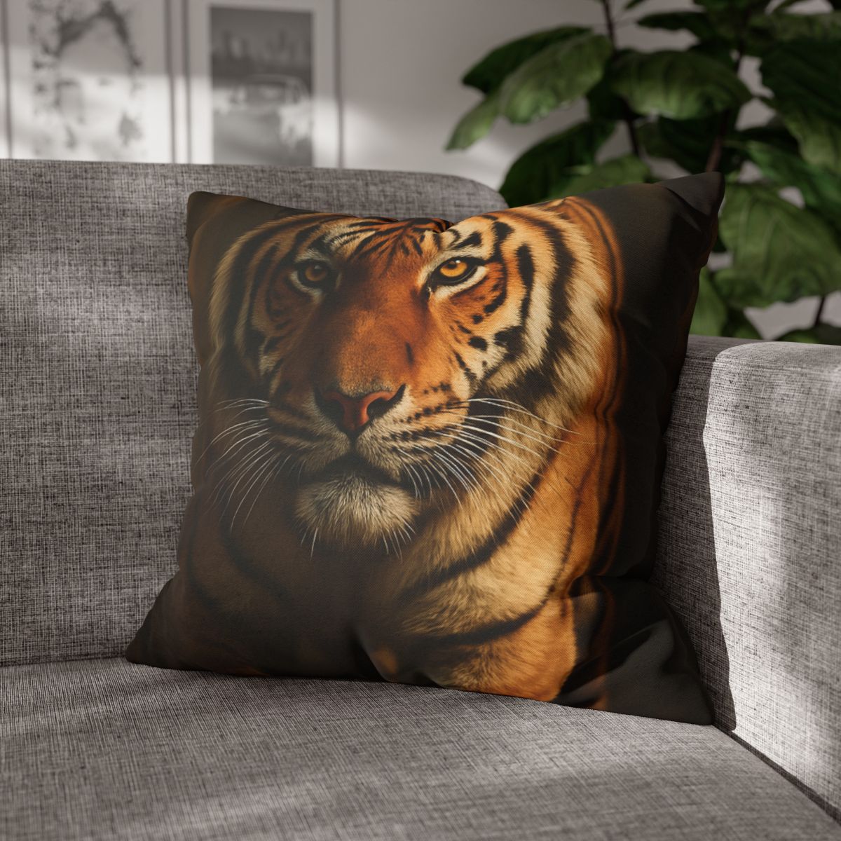 Amber Stalker Bengal Tiger designer print pillow cases